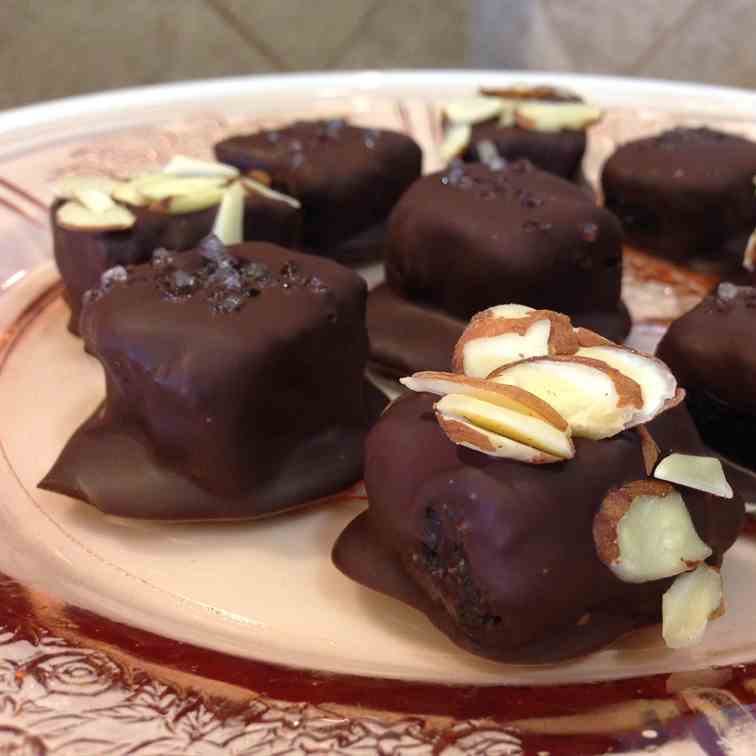 Chocolate Covered Apricot Bites