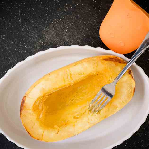 Coconut Oil Baked Spaghetti Squash Recipe