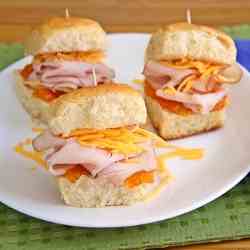 Turkey Cheddar Hawaiian Rolls