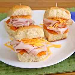 Turkey Cheddar Hawaiian Rolls