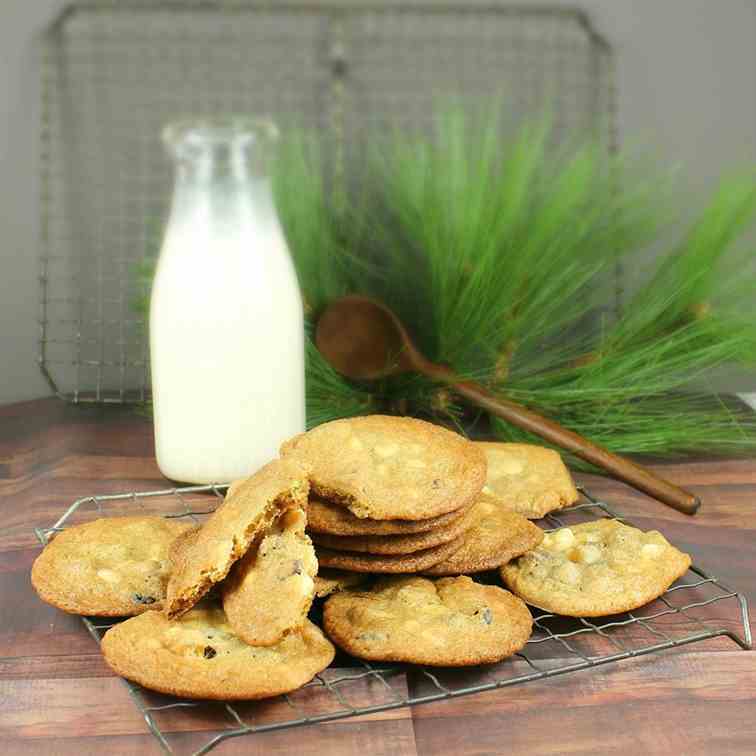 Cranberry-Orange Pistachio Chip Cookies