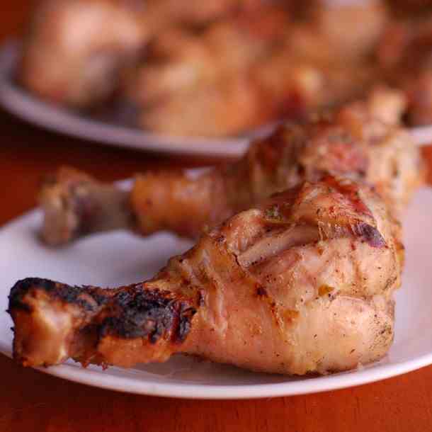 Garlic Basil Chicken Drumsticks