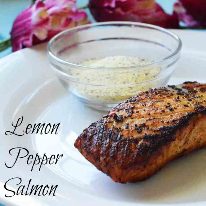 Blackened Lemon Pepper Salmon