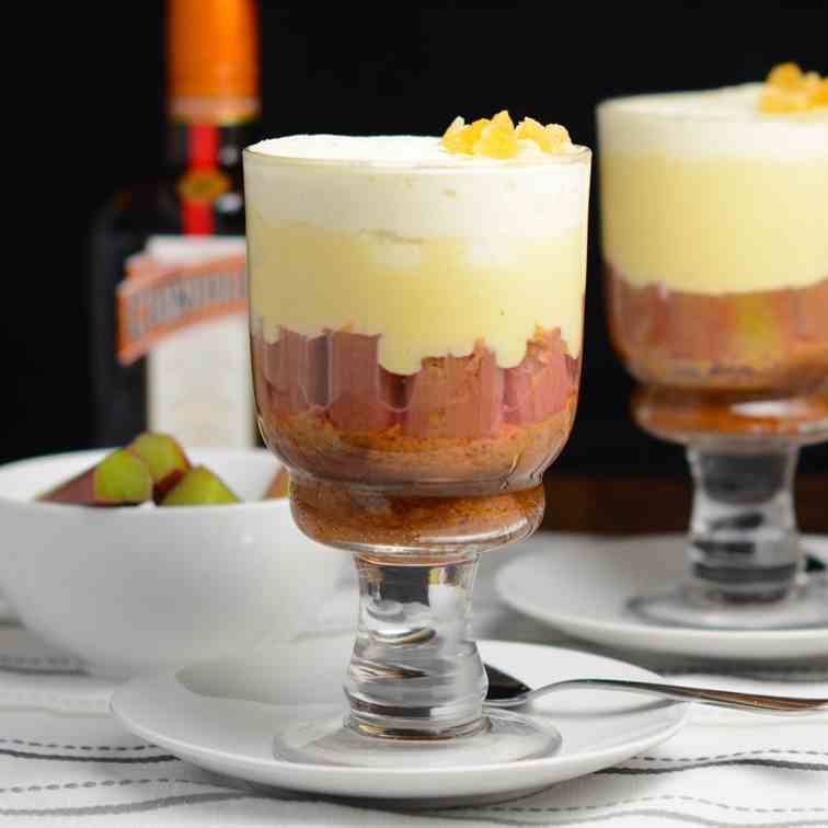 Vanilla, Rhubarb - Ginger Trifle