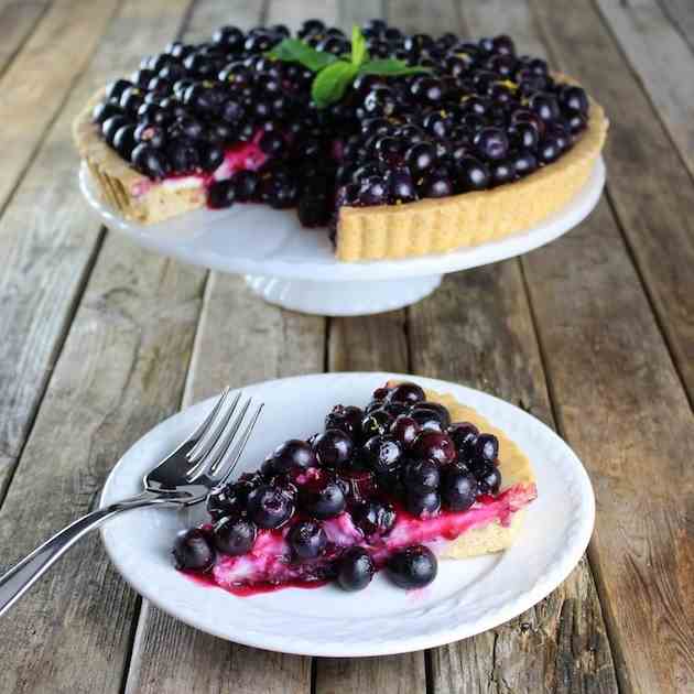 Summer Blueberry Mascarpone Tart