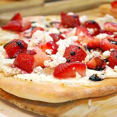 Strawberry Goat Cheese Pizza