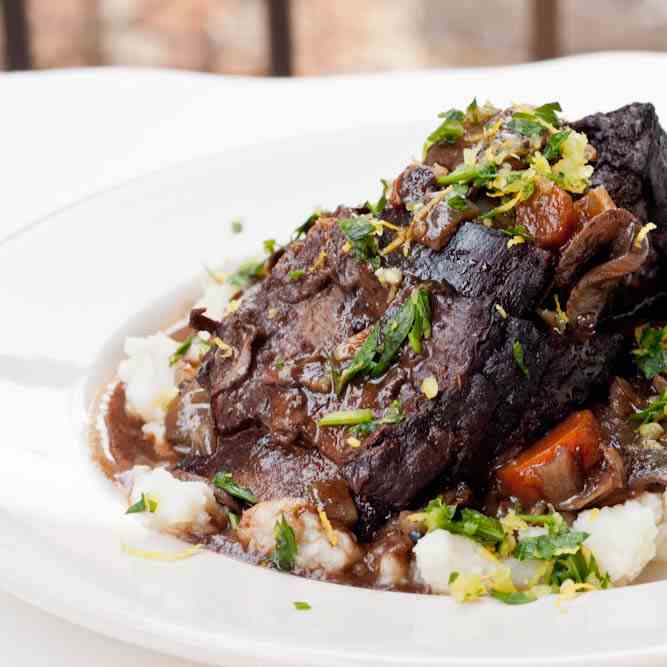 Red Wine Braised Short Ribs