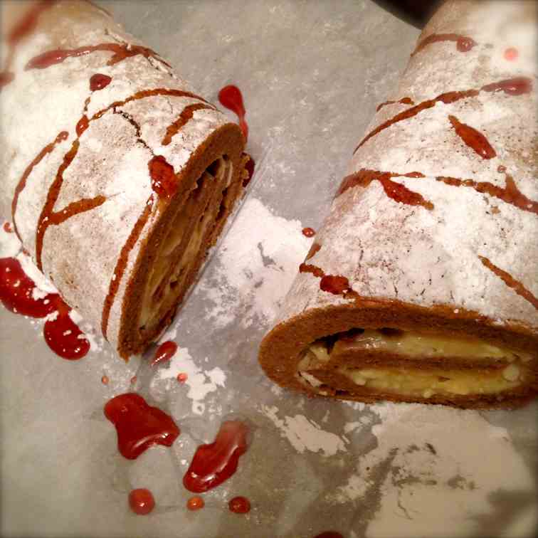 Cream & Meringue Roulade