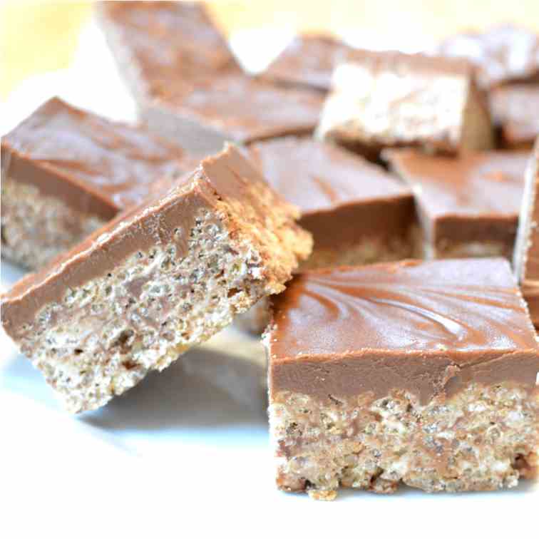 No Bake Chocolate PB Treats