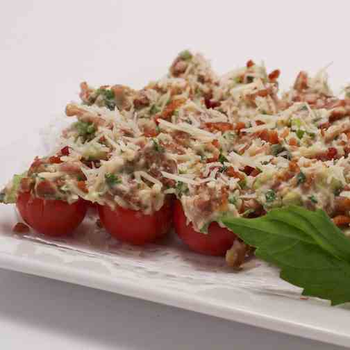 Bacon Filled Cherry Tomatoes