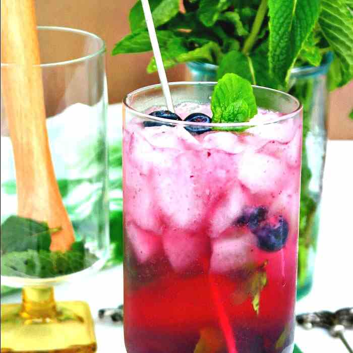 Blueberry Mojito Cocktail Recipe