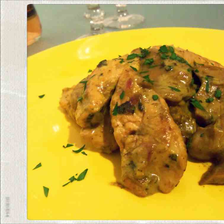 Chicken with Porcini Mushroom