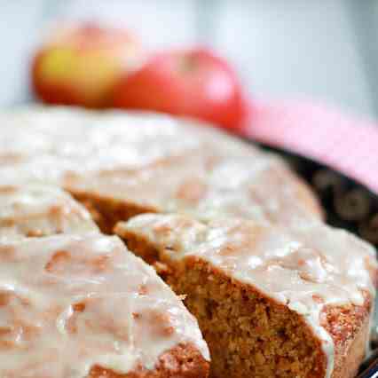 Cinnamon, apple carrot cake