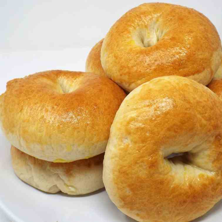 Homemade Garlic and Onion Bagels