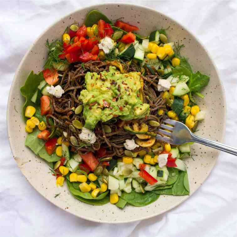 Spicy Southern California Black Bean Salad