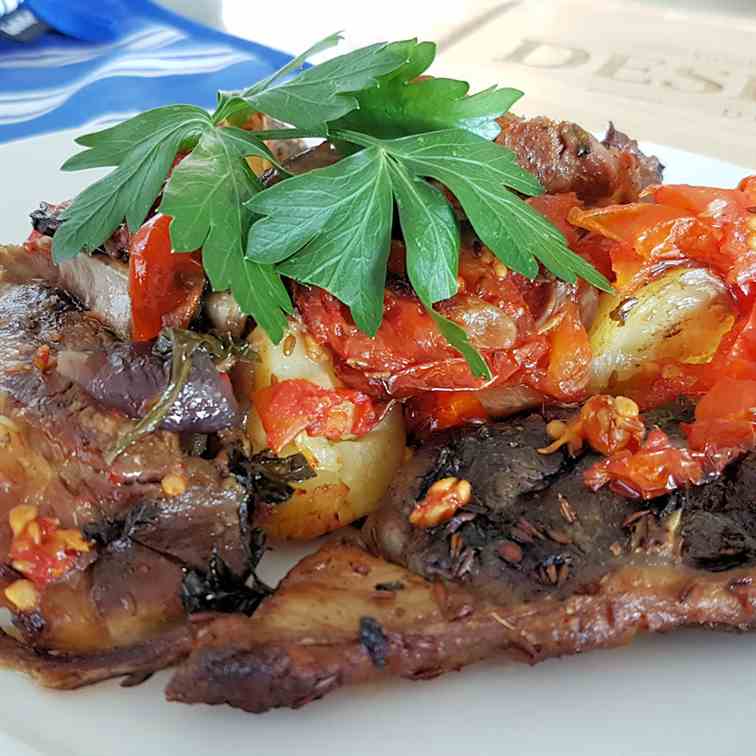 Tava (Cypriot Baked Lamb)