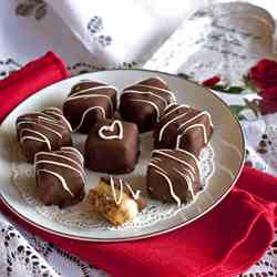 Chocolate Caramel Cheesecake Bites