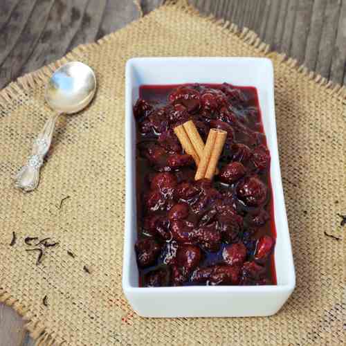 Spiced Tea Cranberry Sauce