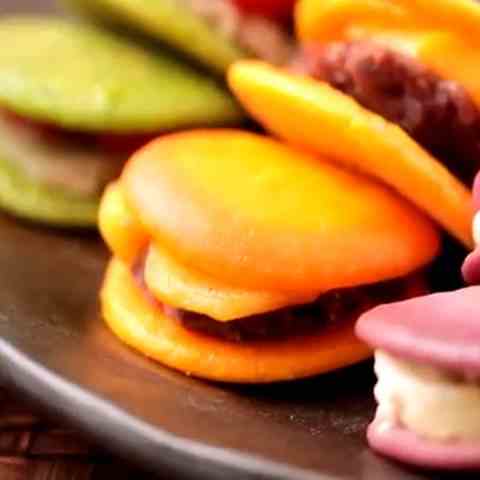 Trio vegetables Dorayaki