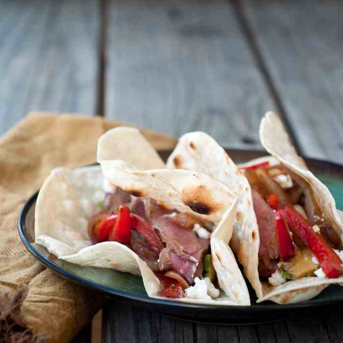 Seared Steak Fajitas