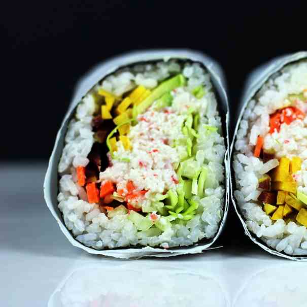 California Roll Sushi Burrito