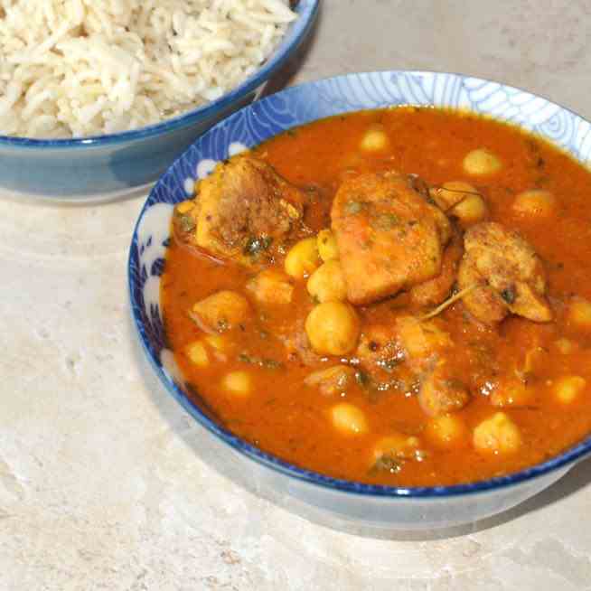 Chicken Curry with Chickpeas