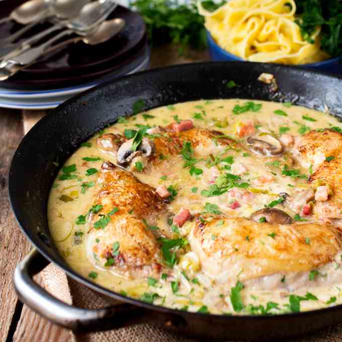 Coq au Riesling