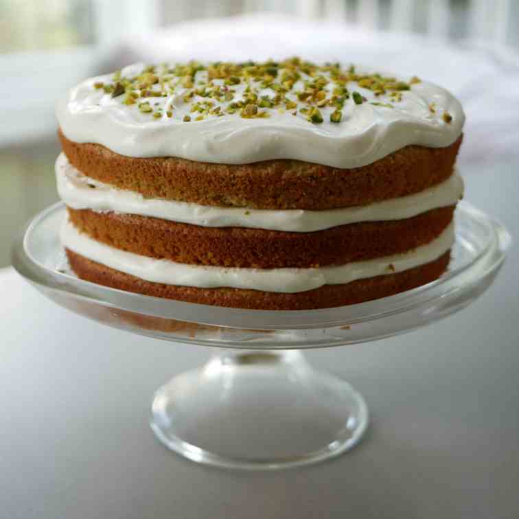 Pistachio Lemon Cake