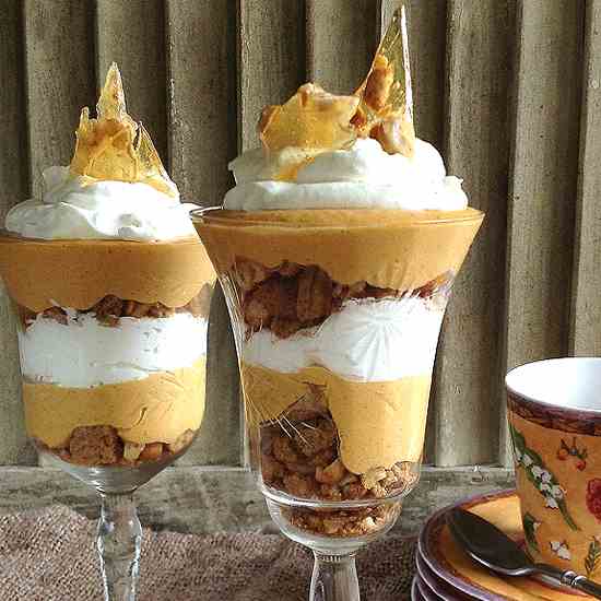 Pumpkin Cheesecake Mini Trifles