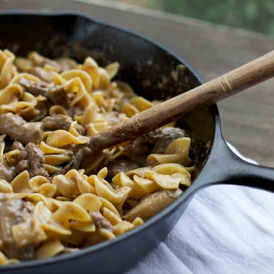 Beef Stroganoff