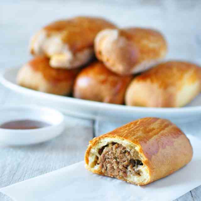 Homemade sausage rolls