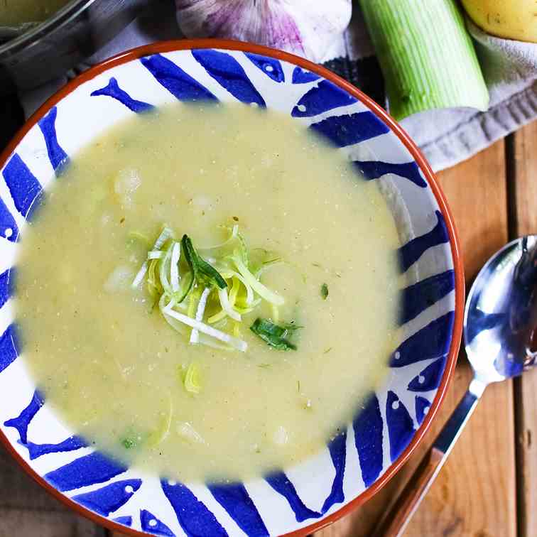 Potato and leek soup