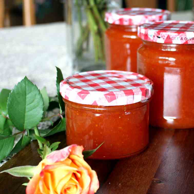 Strawberry apricot Jam 