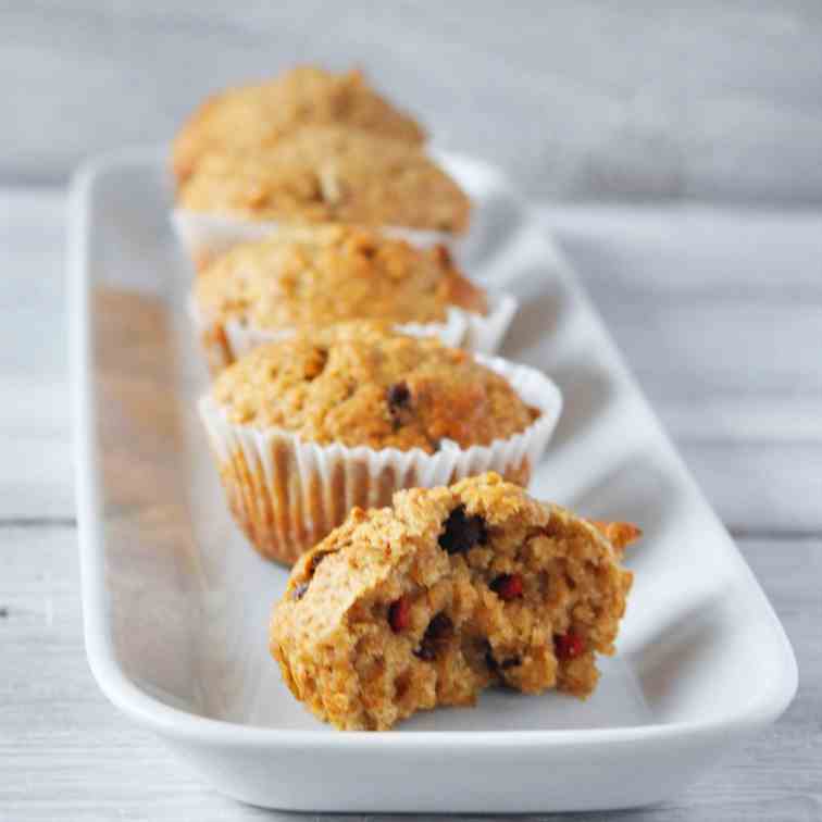 Whole wheat muffins