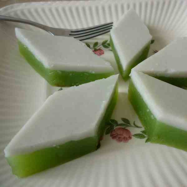 Kuih Talam (Coconut Tray Cake)