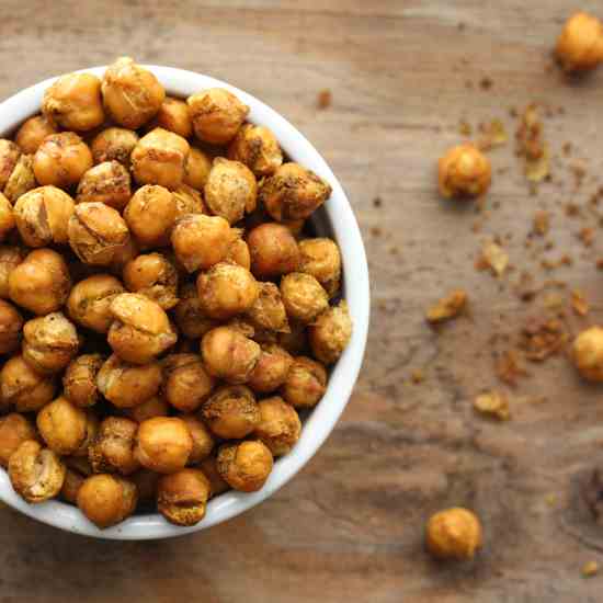 Spicy Roasted Chickpeas