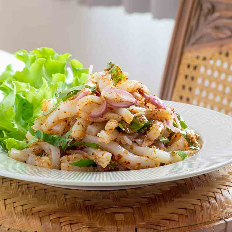 Vegan Konjac Noodle Laab (Thai Salad)