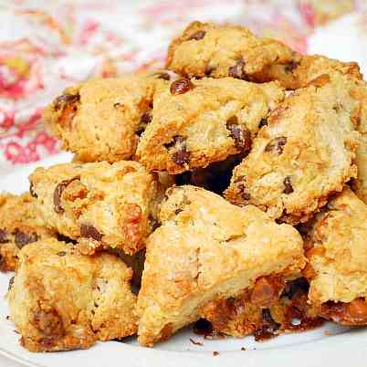 Chocolate Chip & Butterscotch Scone Bites