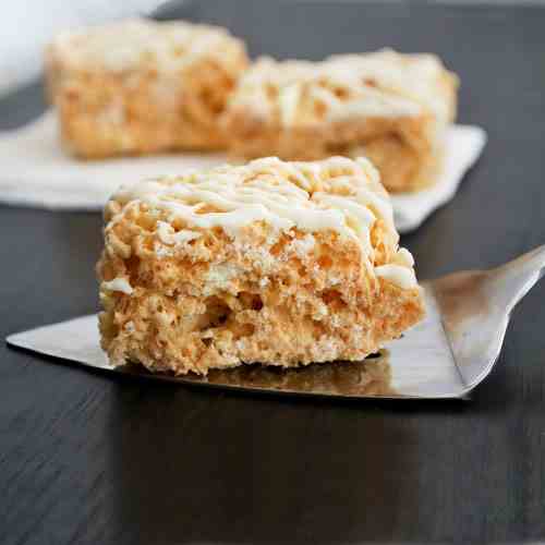 Creamsicle Rice Krispy Treats