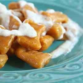 Pumpkin Gnocchi and Autumn Cream Sauce