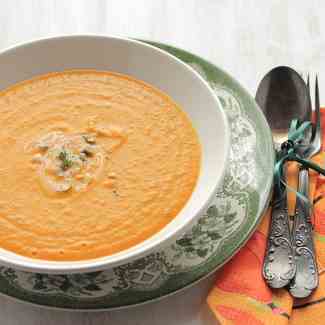 Roasted pumpkin soup