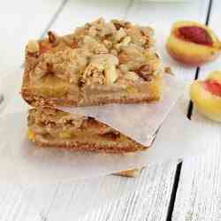 Peach Crumb Bars