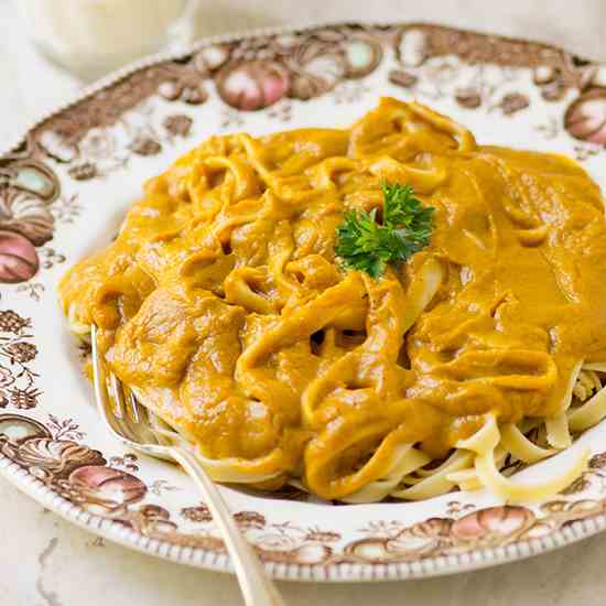 Pumpkin Sweet Potato Alfredo Sauce