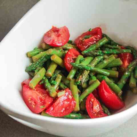 Asparagus and Tomato Salad