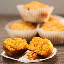 Sun-Dried Tomato Pesto Corn Muffins