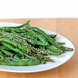 Blistered Green Beans