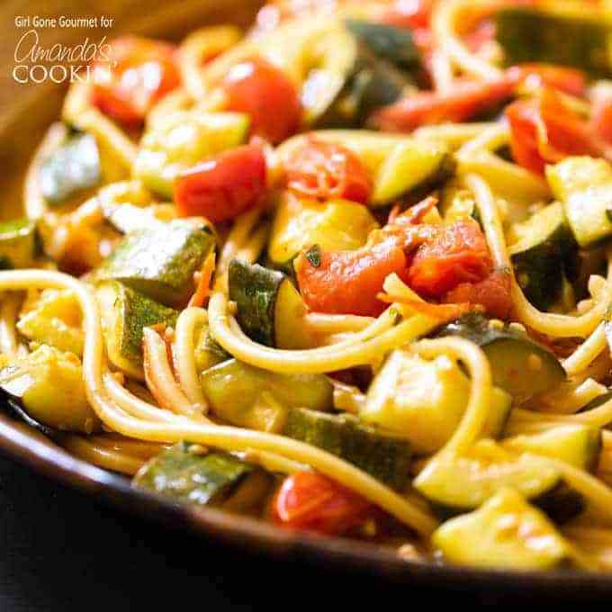 Zucchini Tomato Pasta