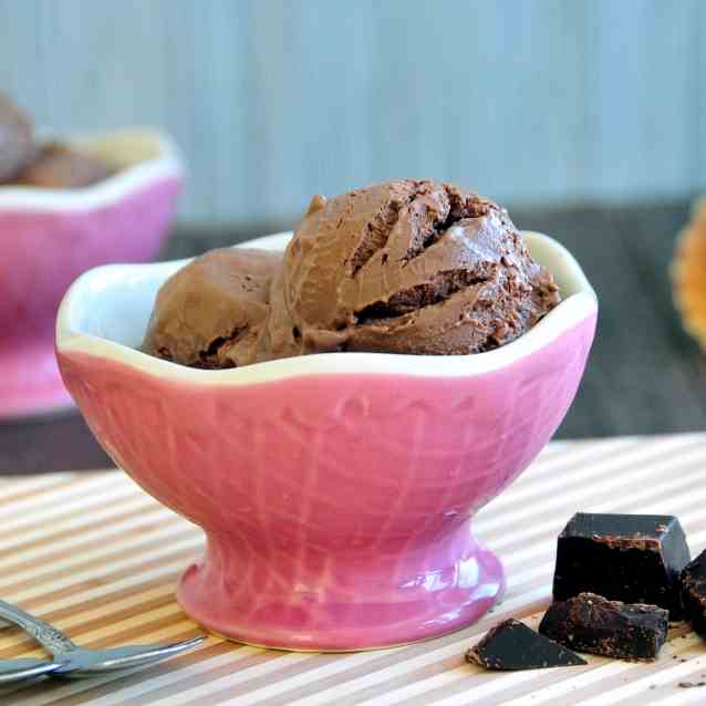 Valrhona Dark Chocolate Ice Cream