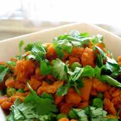 Carrots with Green Peas
