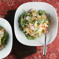 Red Lentil, Salmon and Fennel Salad